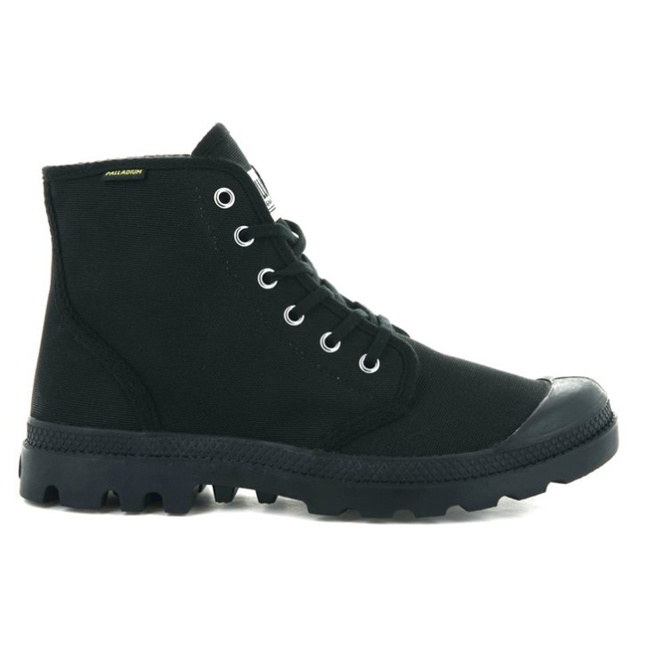 Baskets Palladium Pampa Hi Originale High Tops Femme Noir | FR WQY891D